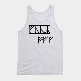 Rude Runes - Anglo-Saxon curse (5) Tank Top